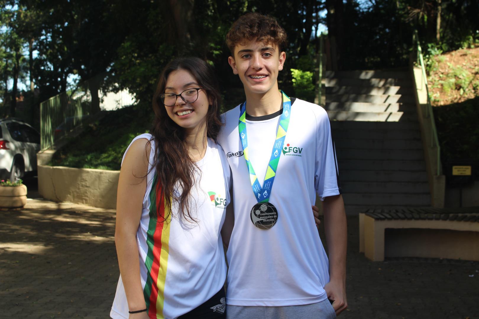 Aluno da IENH é vice-campeão do Campeonato Brasileiro de Seleções na modalidade de vôlei