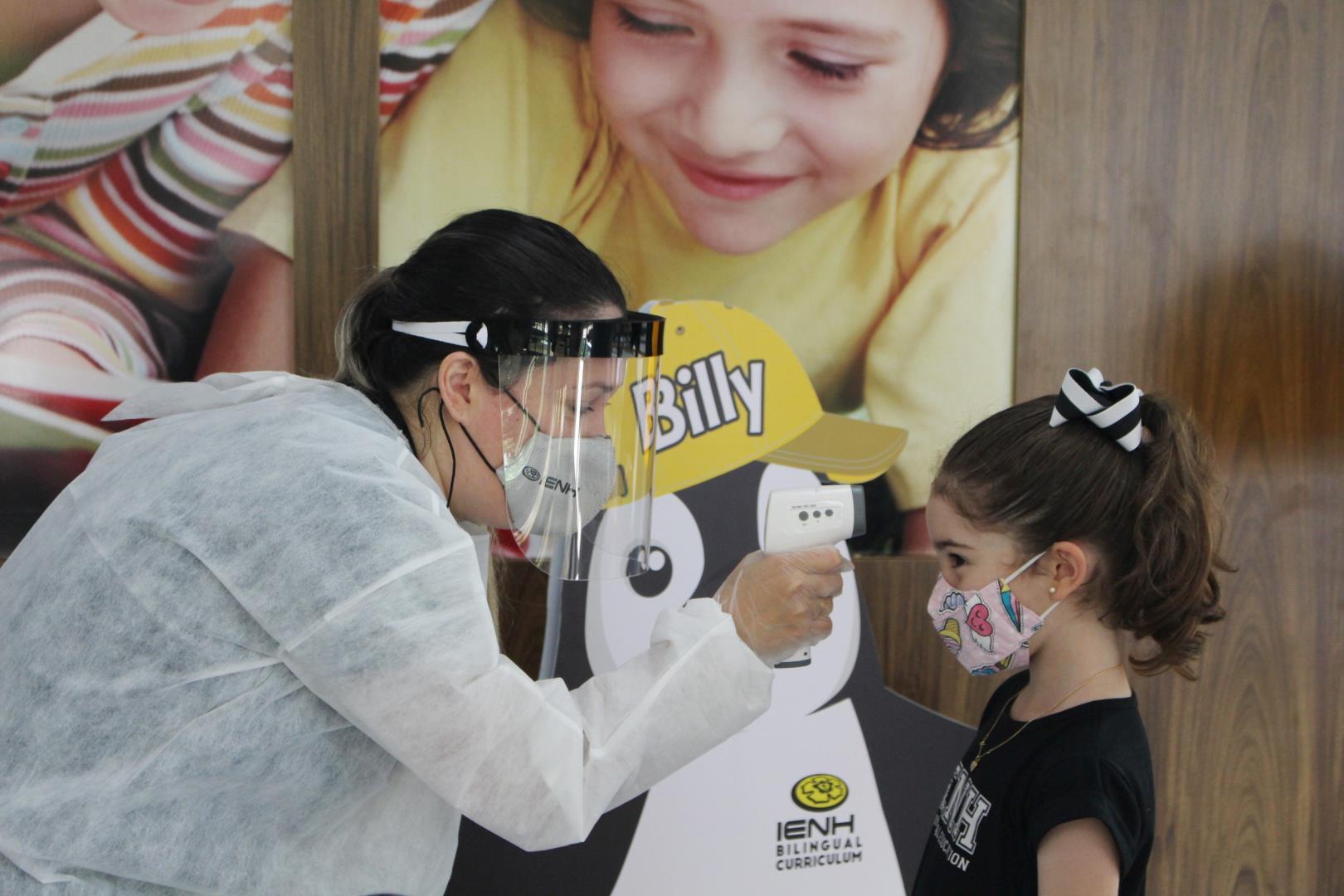 Aulas presenciais da Educação Infantil retornam na IENH Aulas presenciais da Educação Infantil retornam na IENH