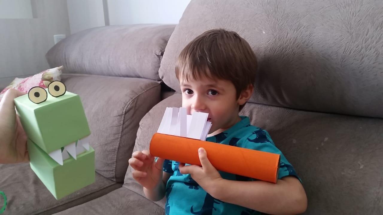 Brush your teeth with the alligator Brush your teeth with the alligator