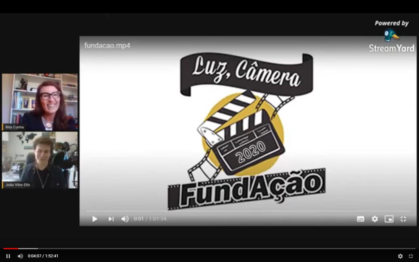 Curtas produzidos por alunos da IENH são exibidos no Festival  Luz, câmera: FundAÇÃO Curtas produzidos por alunos da IENH são exibidos no Festival  Luz, câmera: FundAÇÃO