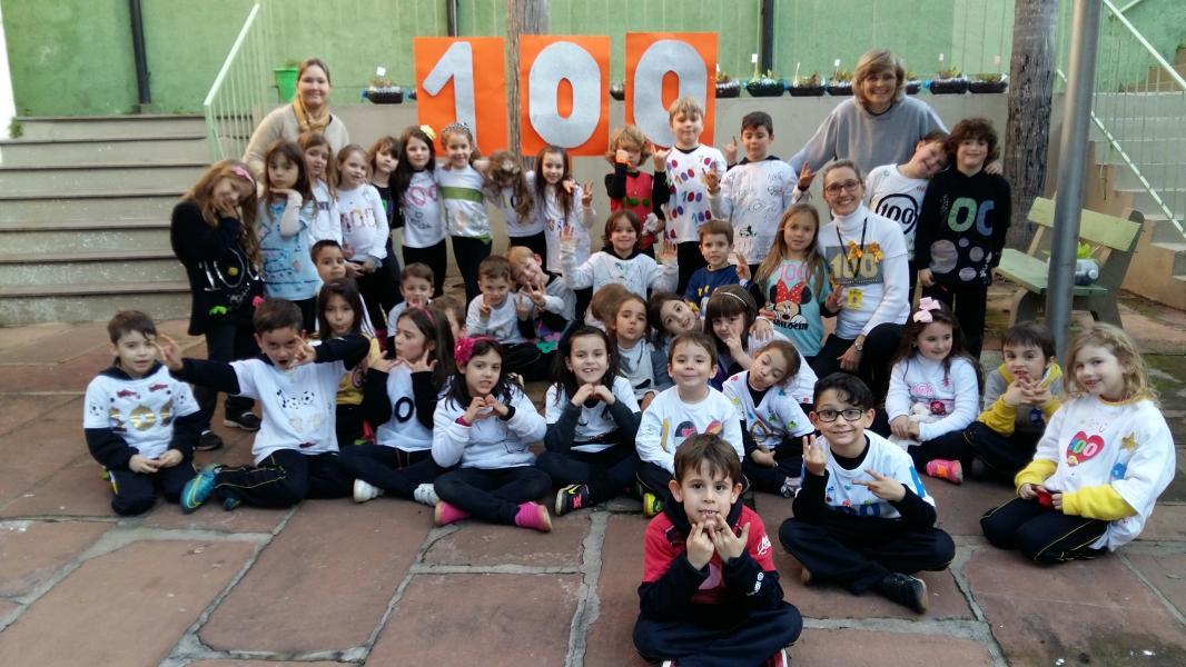 Dia cheio de atividades para comemorar os 100 dias de aulas no Pindorama