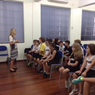 Encontro de boas-vindas na Unidade Pindorama