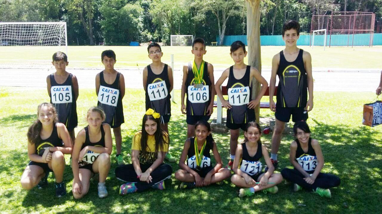 Equipe de Atletismo da IENH se destaca nos Campeonatos Estaduais Sub-12 e Sub-14