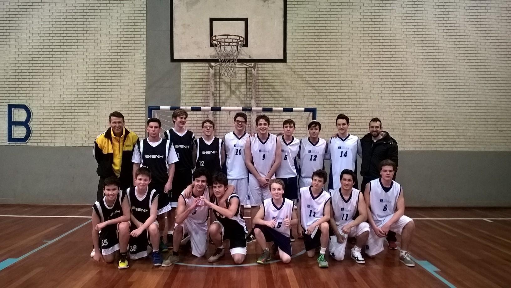 Equipe de Basquete da IENH participa de jogos para preparação da ONASE