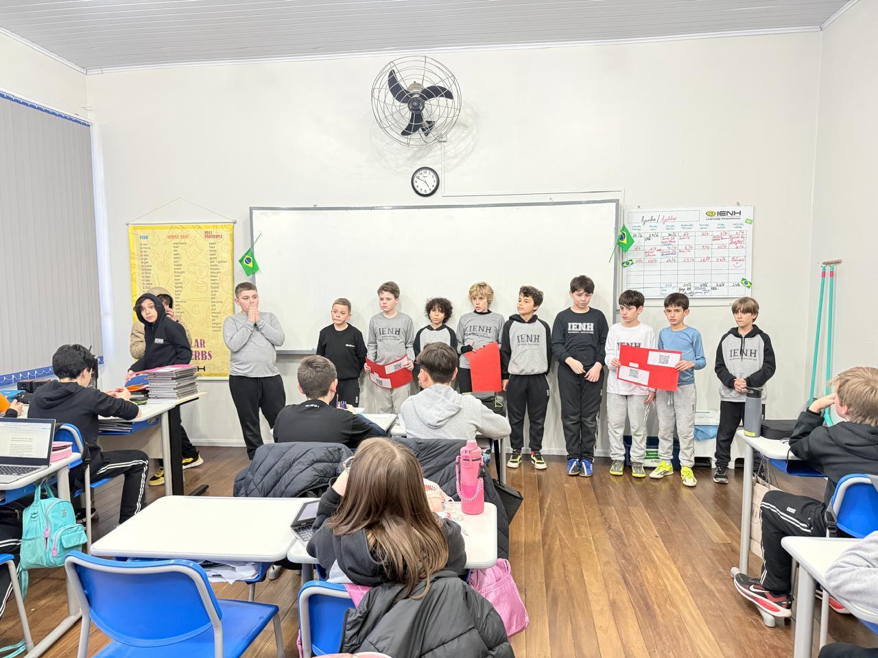 Estudantes do Year 5 da Unidade Pindorama desenvolvem projeto que reforça a cultura de paz