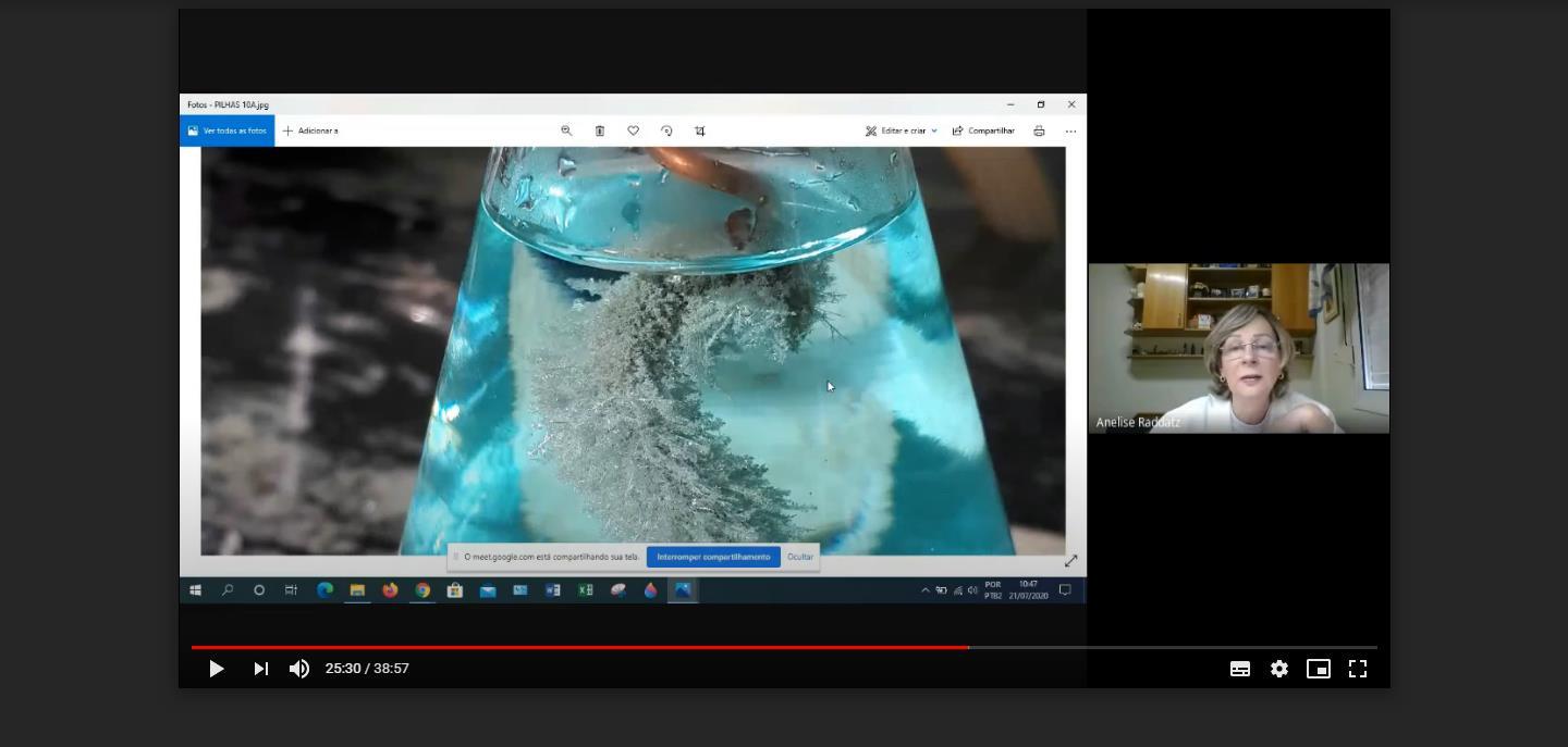 Experiências e lembranças na aula on-line química do Ensino Médio Experiências e lembranças na aula on-line química do Ensino Médio