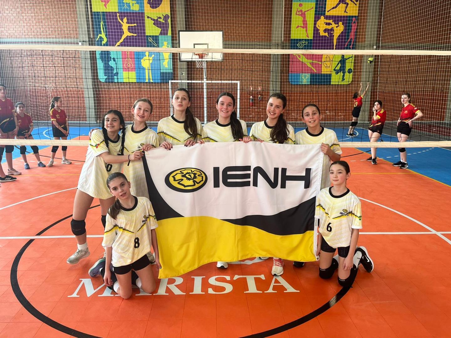 Maratona de jogos marcou a semana dos atletas de voleibol da IENH