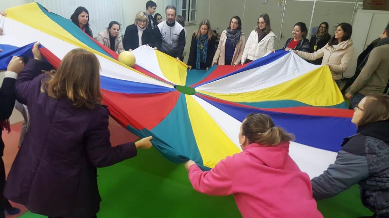 Momento de reflexão para os Professores na Unidade Pindorama