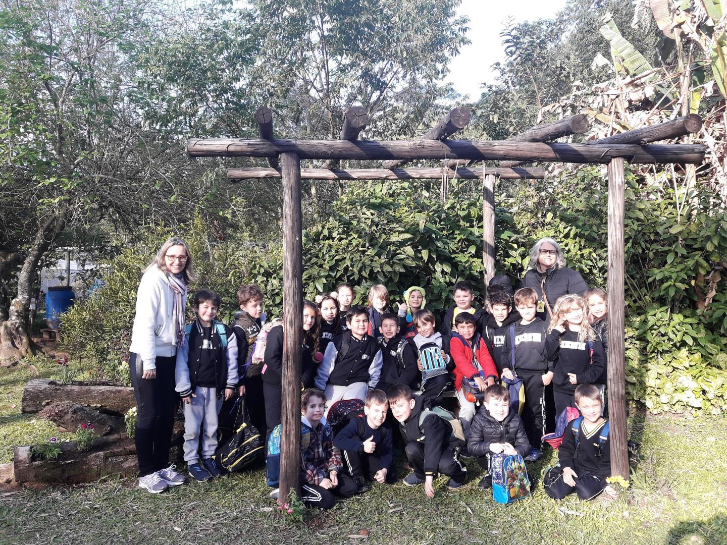 Monitores Ecológicos da Unidade Pindorama visitam Centro de Educação Ambiental Ernest Sarlet