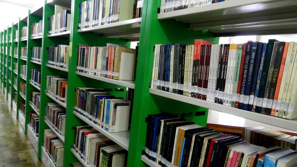 Na Fundação Evangélica: livros estão disponíveis para retirada durante as férias escolares