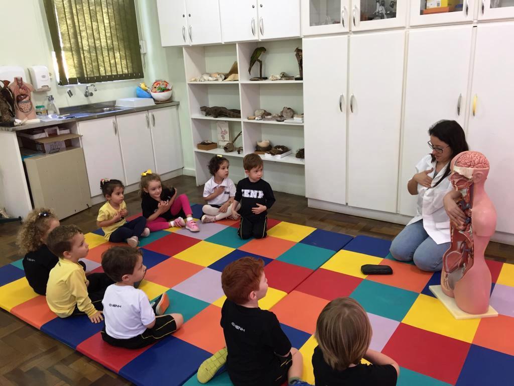 Nível 2A conhece o Laboratório de Ciências e conclui projeto de estudos sobre as emoções Nível 2A conhece o Laboratório de Ciências e conclui projeto de estudos sobre as emoções