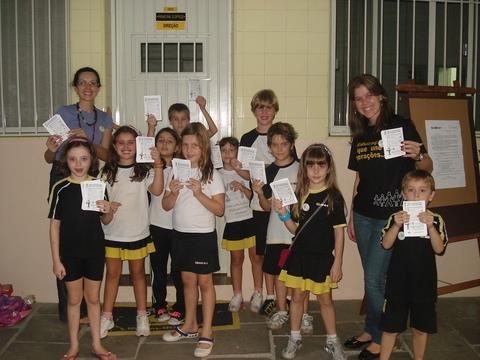 Agentes Mirins do Trânsito realizam ação