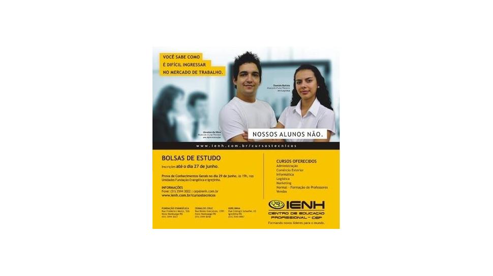 Bolsas de Estudo para cursos técnicos Bolsas de Estudo para cursos técnicos