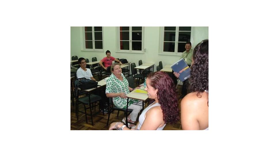 Descontração em sala de aula