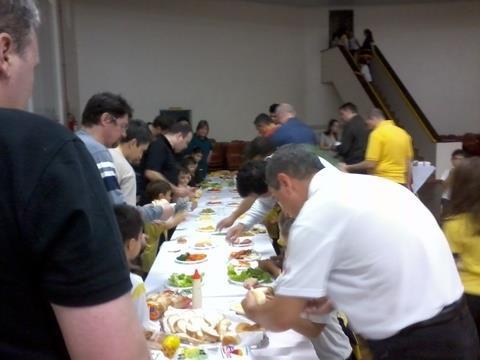 Pais participam de atividades