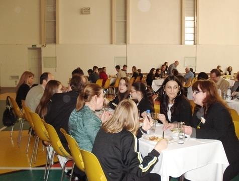 Almoço para os pais