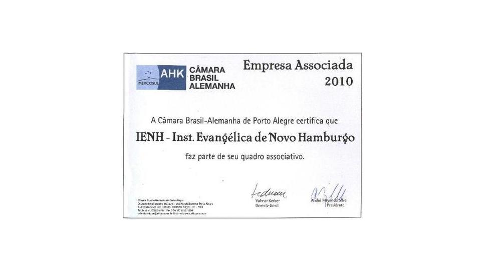 IENH e Câmara Brasil-Alemanha firmam parceria