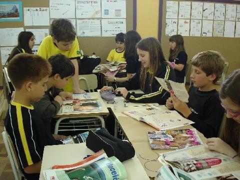 Alunos da 5ª série da Unidade Oswaldo Cruz fazem atividades do Projeto Saída do Oswaldo Cruz