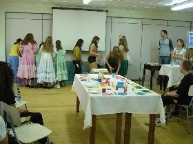 Meditação das 6as e 7as séries da Unidade Fundação Evangélica trabalha Ação de Graças