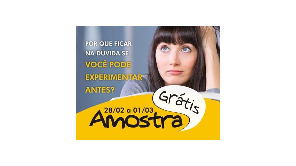 Amostra grátis