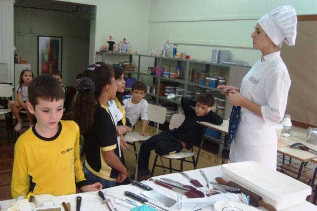 Atividade especial nas aulas de culinária