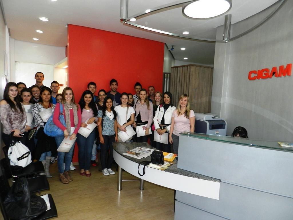Alunos do Curso Técnico em Administração fazem Visita Técnica na empresa Cigam Alunos do Curso Técnico em Administração fazem Visita Técnica na empresa Cigam