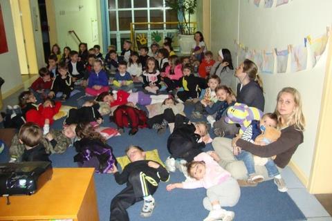 Atividades recreativas à noite