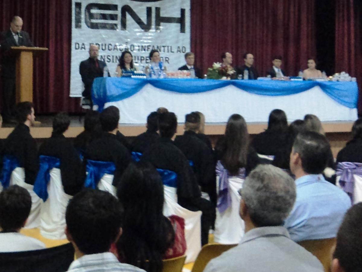 Solenidade de Formatura dos Cursos Técnicos da IENH  Solenidade de Formatura dos Cursos Técnicos da IENH