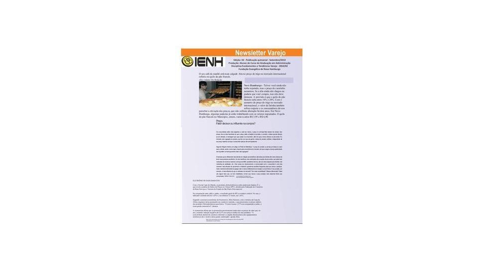 Alunos da IENH produzem segunda edição de newsletter