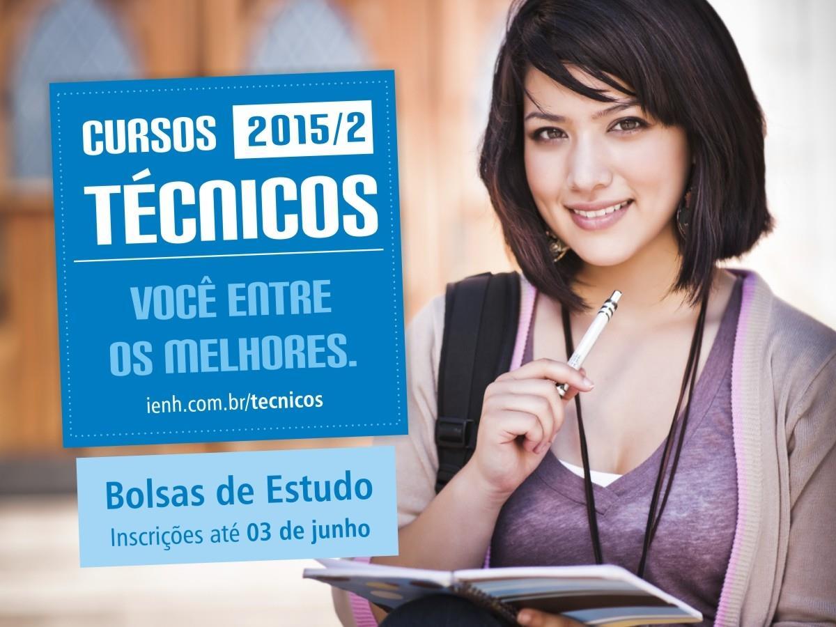 Inscrições abertas para o processo de Bolsas de Estudo dos Cursos Técnicos da IENH Inscrições abertas para o processo de Bolsas de Estudo dos Cursos Técnicos da IENH