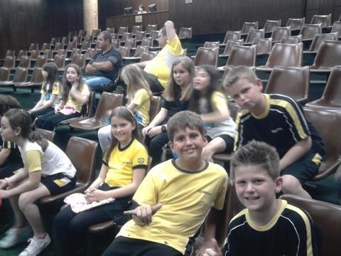 Alunos conhecem a Câmara de Vereadores de Novo Hamburgo