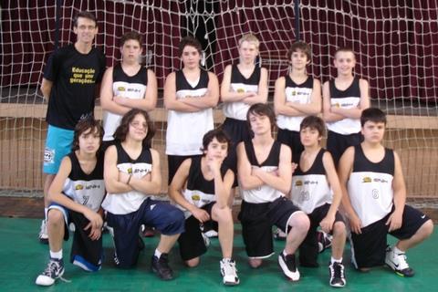 Equipe de Basquete em competição internacional