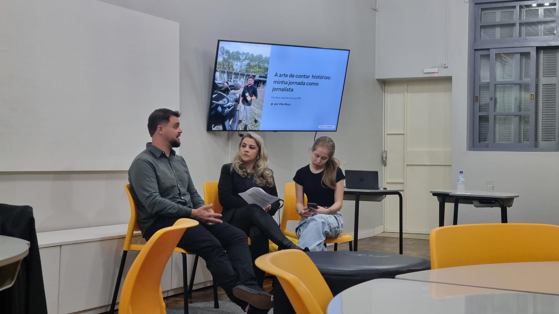 Palestra com jornalista aborda estratégias para identificar fontes seguras e evitar fake news