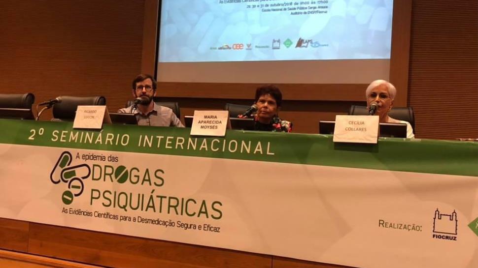 Professor da Faculdade participa do Seminário Internacional - A Epidemia das Drogas Psiquiátricas