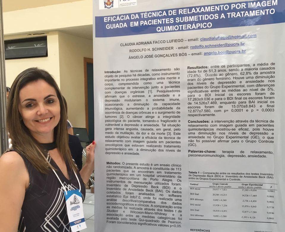 Professora da Faculdade IENH participa de Congresso sobre Psicologia da Saúde