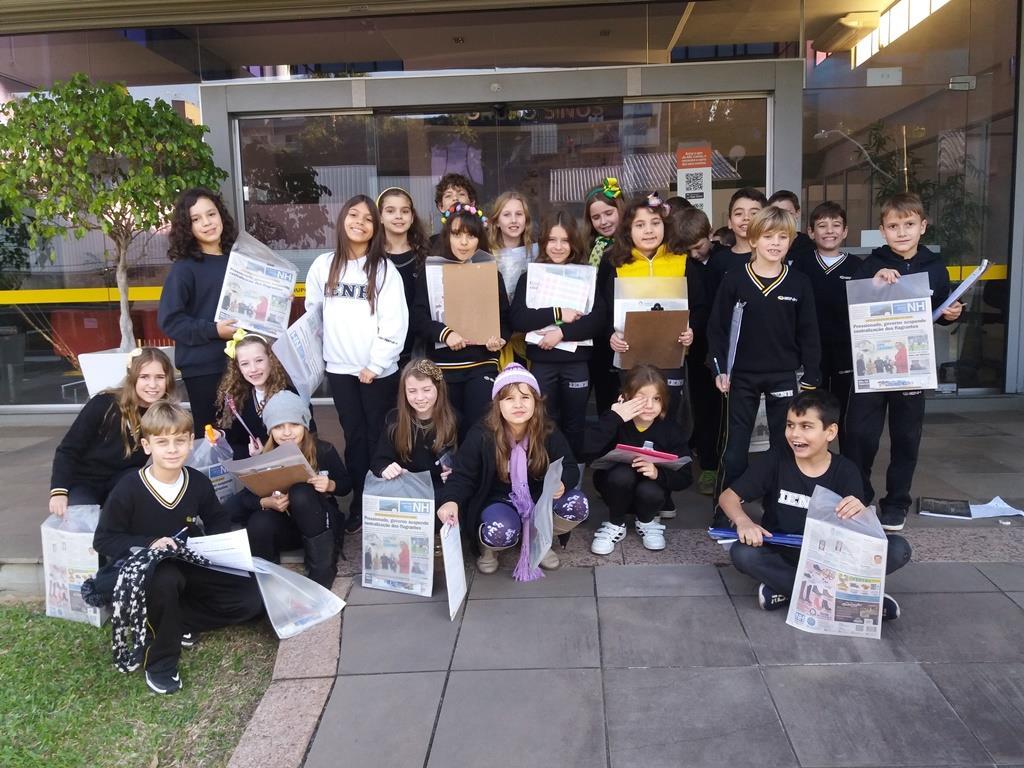 Turma do 4º ano realiza passeio de estudos no Grupo Sinos