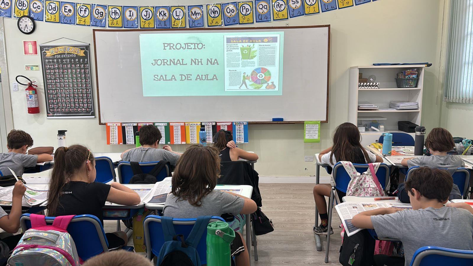 Turmas da Unidade Pindorama refletem sobre respeito e inclusão com Projeto Jornal na Sala de Aula