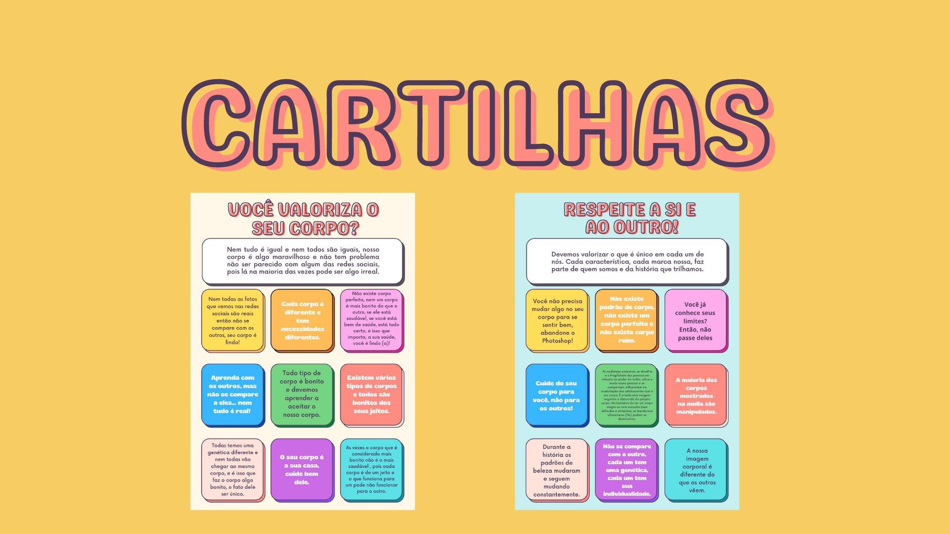 Turmas do Ensino Fundamental produzem cartilhas nas aulas de Educação Física