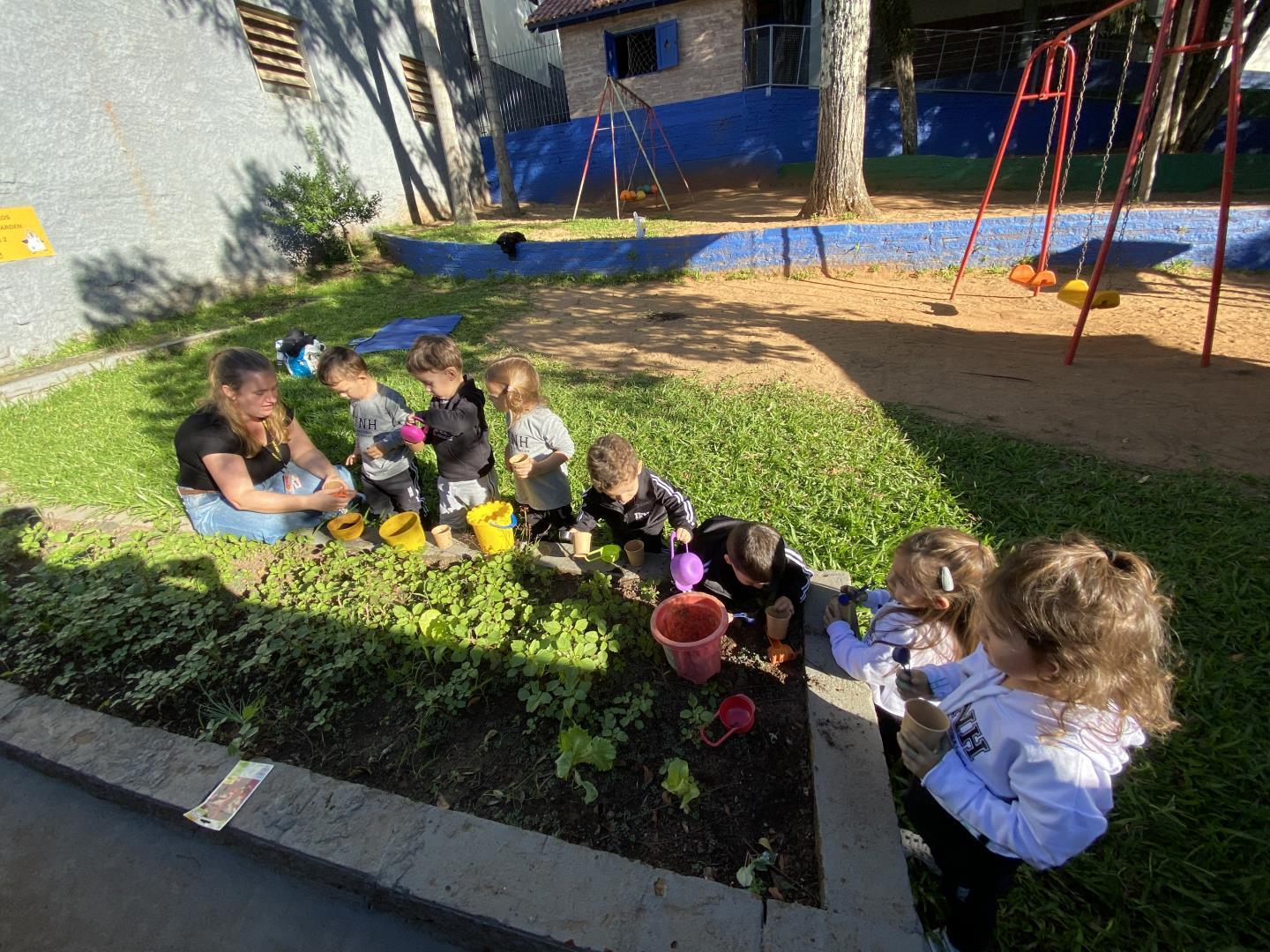 Vivência ao ar livre integra aprendizado e sustentabilidade na Unidade Pindorama 