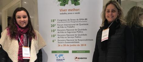 Acadêmica da Faculdade IENH apresenta trabalho no 18º Congresso de Stress da ISMA-BR 