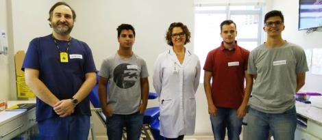 Acadêmicos realizam visita técnica para projetar aplicativo para hemocentros