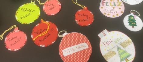 Alunos da Unidade Pindorama enviam cartões de Natal para idosos do Lar Alice Xavier Alunos da Unidade Pindorama enviam cartões de Natal para idosos do Lar Alice Xavier