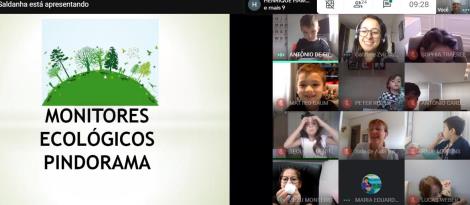 Alunos dos 2°s anos do Ensino Fundamental recebem o convite para tornarem-se Monitores Ecológicos Alunos dos 2°s anos do Ensino Fundamental recebem o convite para tornarem-se Monitores Ecológicos
