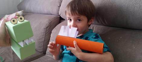 Brush your teeth with the alligator Brush your teeth with the alligator