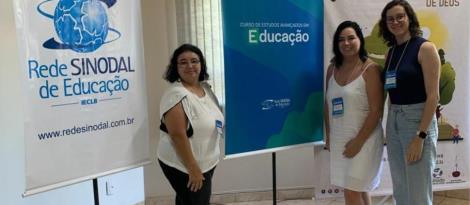 Colaboradoras representam a IENH no 12º Curso de Estudos Avançados em Educação da Rede Sinodal Colaboradoras representam a IENH no 12º Curso de Estudos Avançados em Educação da Rede Sinodal