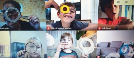 Crianças da Educação Infantil da IENH realizam projeto de estudos sobre a imaginação Crianças da Educação Infantil da IENH realizam projeto de estudos sobre a imaginação