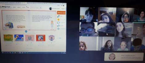 Encontro de turmas bilíngues para compartilhar histórias virtuais Encontro de turmas bilíngues para compartilhar histórias virtuais