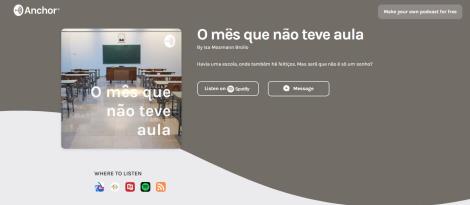 Estudantes criam podcast sobre o cotidiano escolar Estudantes criam podcast sobre o cotidiano escolar