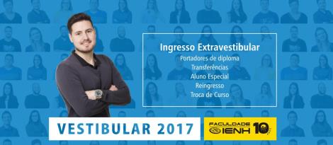 Faculdade IENH com inscrições abertas na Extravestibular e Vestibular Agendado