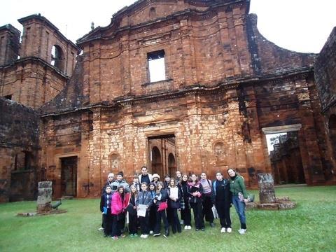 Estudantes fazem viagem de estudos a São Miguel das Missões e Santo Ângelo